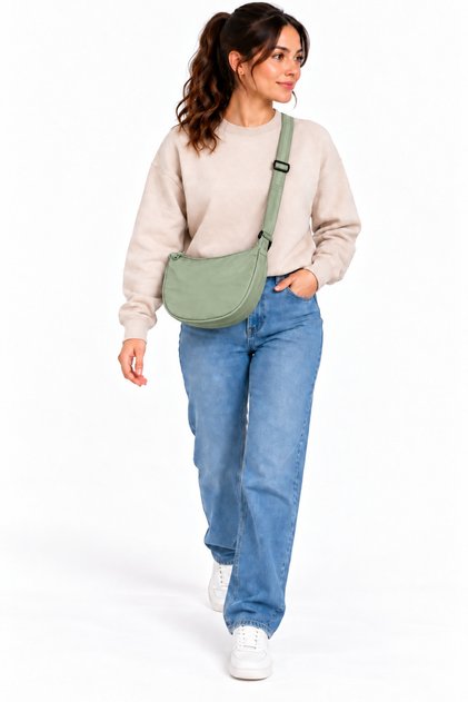 Light Green Adjustable Strap Women's Mini Shoulder Bag and Crossbody Bag Cnt 0068