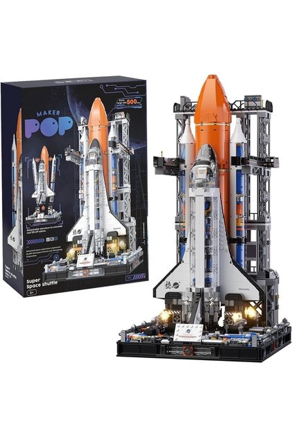 Space Shuttle Building Kit, 2226 Pieces, Space Toy for Ages 8+, Collectible Model