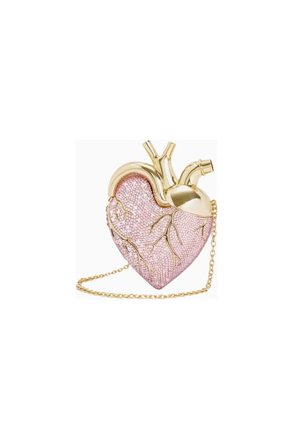 Maren Women's Faux Crystal Heart Bag