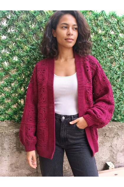 Willow Motif Cardigan