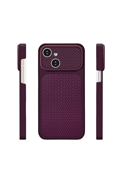 iPhone 13 Compatible Magsafe Supported iPhone 18 Pro Max Appearance Premium Carbon Fiber Appearance Textured Luxury Cover Nexel