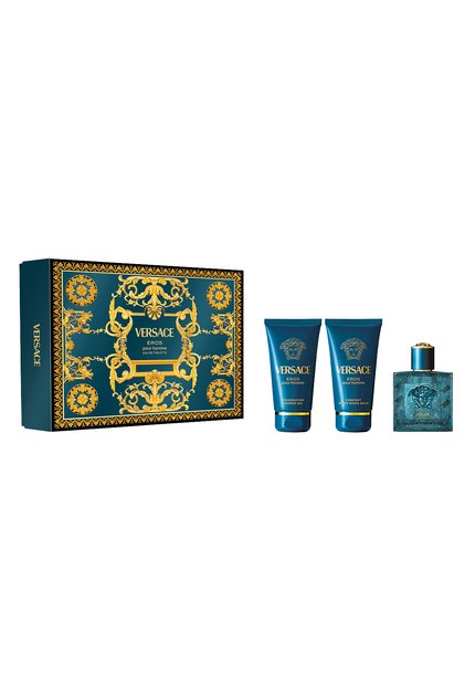 Eros EDT 50 ml Parfüm + Duş Jeli 50 ml + Tıraş Sonrası Balm 50 ml Erkek Parfüm Seti