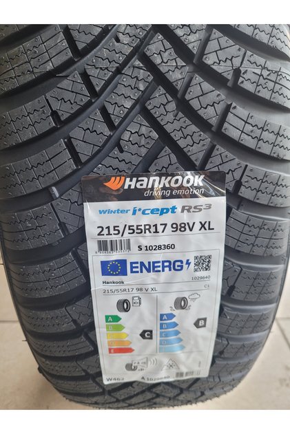 215/55R17 Winter I-cept RS3 W462 98V XL Set Olarak(4 ADET) 2026 Üretim*