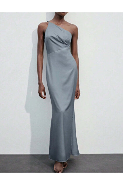 Rochie maxi , gri