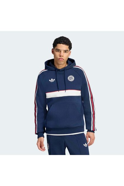 FC Bayern Muenchen OG Erkek Lacivert Sweatshirt (KG2237)