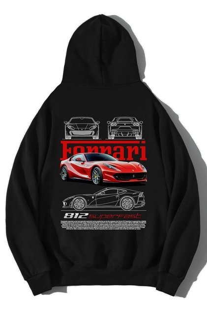 Unisex Oversize 812 Superfast Hoodie