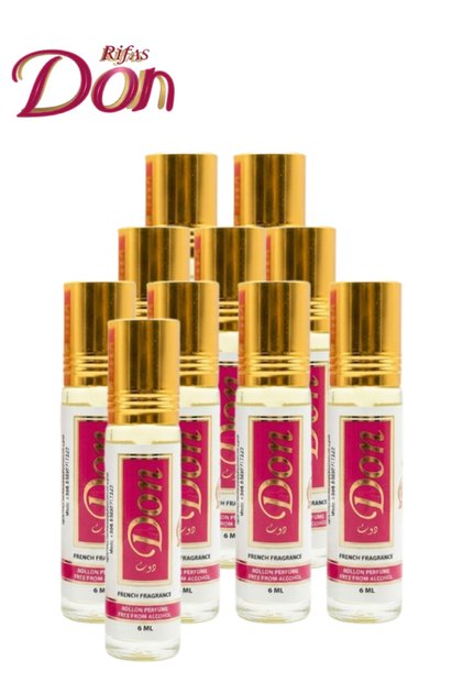 10 Pieces French Fragrance Roll-on Perfume 6 ML