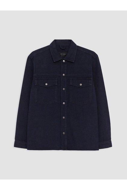 Relax Fit Men's Jean Shirt (W6)