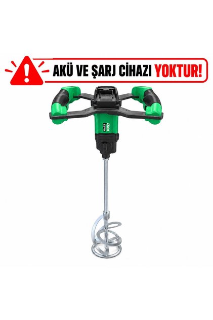 AKÜLÜ BOYA VE HARÇ KARISTIRICI 120 MM 21V GJ800 SOLO ( AKÜ VE ŞARJ CİHAZI YOKTUR )