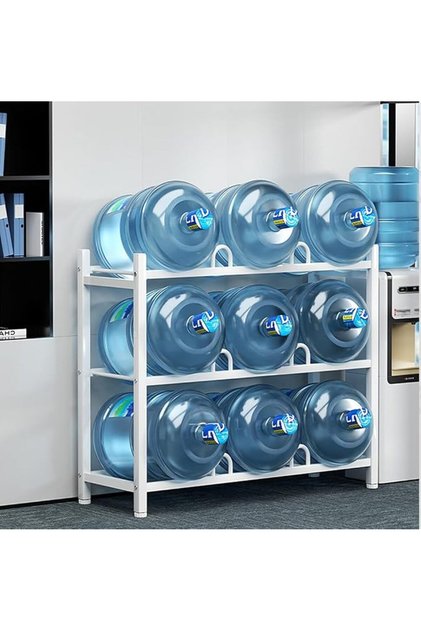 Water Bottle Stand, Water Jug Rack, 5 Gallon Waters Bottle Holder, 9 Bottles Heavy Duty Waters Bottl
