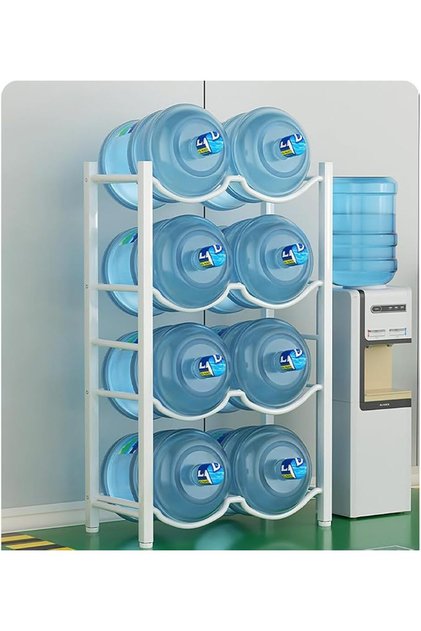 Water Bottle Stand, Water Jug Rack, 5 Gallon Waters Bottle Holder, 9 Bottles Heavy Duty Waters Bottl