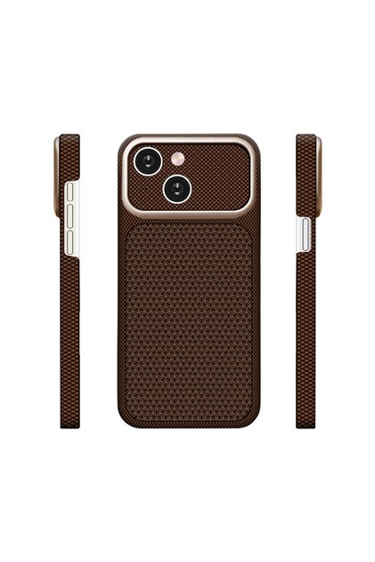 iPhone 15 Compatible Magsafe Supported iPhone 18 Pro Max Appearance Premium Carbon Fiber Appearance Textured Luxury Cover Nexel