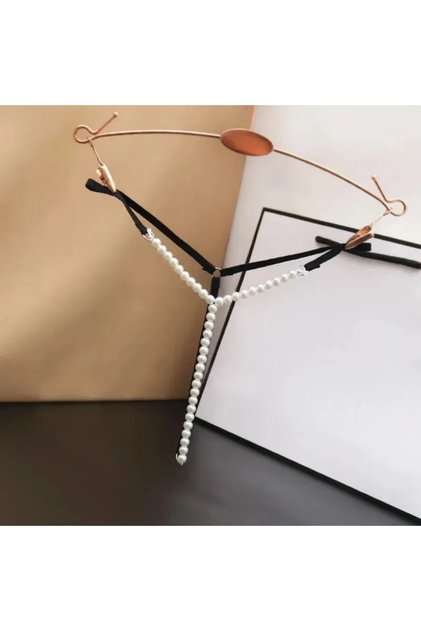 Kırmızı İnci Detaylı String