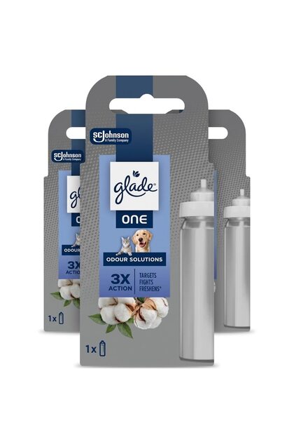 Set de 3 rezerve de odorizant pentru animale de companie / bumbac, One Odour Solutions, 3 x 10 ml
