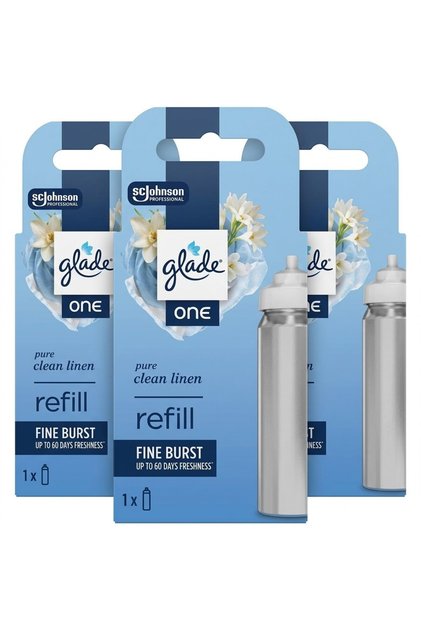 Set de 3 rezerve pentru odorizant de cameră One Pure Clean Line, 3 x 10ml