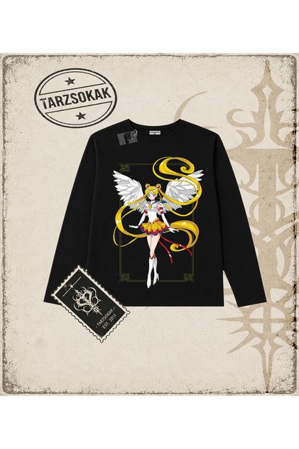 Sailor Moon Anime Printed Long Sleeve
