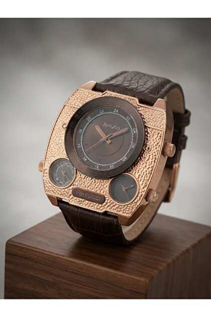 FC7569 erkek kol sati TRİPLE WATCH ÜÇLÜ SAAT