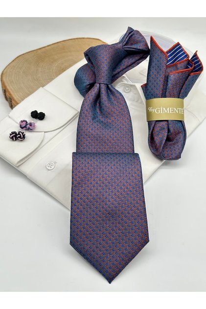 Classic Tie with Tile Dot Pattern