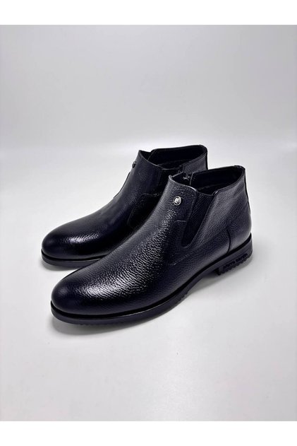 12-10083-1 Exclusive Black Men's Boots