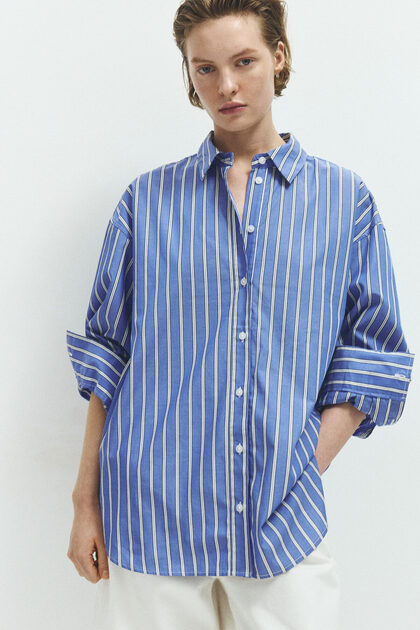 Oversize Poplin Gömlek