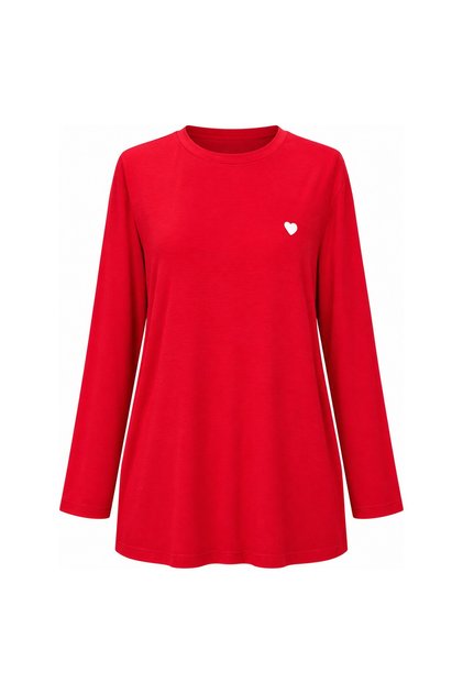 Heart Embroidered Blouse