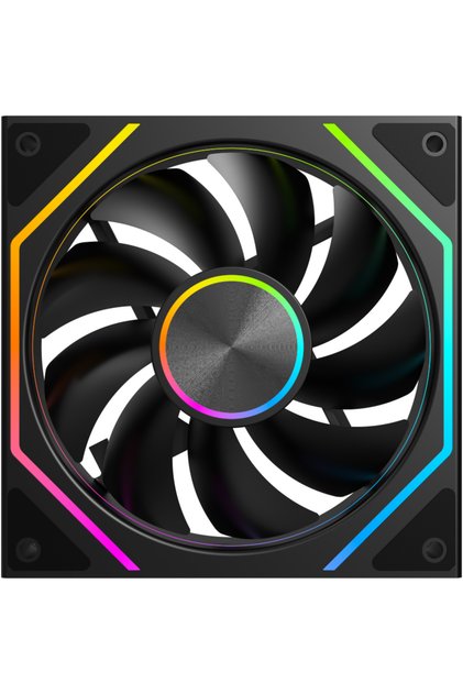 Вентилатор за кутия Mistral ARGB, 12 см, RGB, AG-MISTRAL-BK