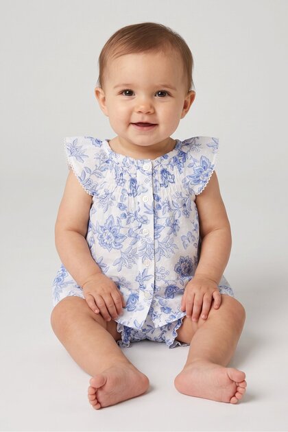 Toddlers Girl 2 Pcs Floral Print Dress And Shorts Set, Multicolor