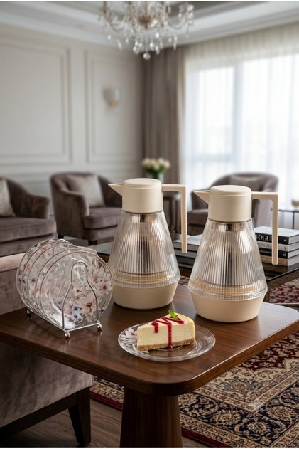 Luxury Tea and Coffee Set Serving Tray with Elegant and Modern Design