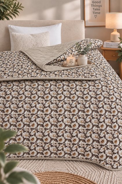 Bedspread Double Pike & Blanket & Thin Quilt