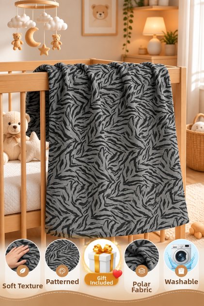 Digital Printed Children's Fleece Blanket 100X150 cm – Soft Textured