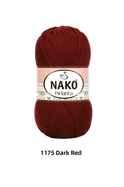 1 Piece Nako Diamond 100 Grams 225 Meters Amigurumi Bag Baby Knitting Decoration Hand Knitting Yarn-Color: 1175