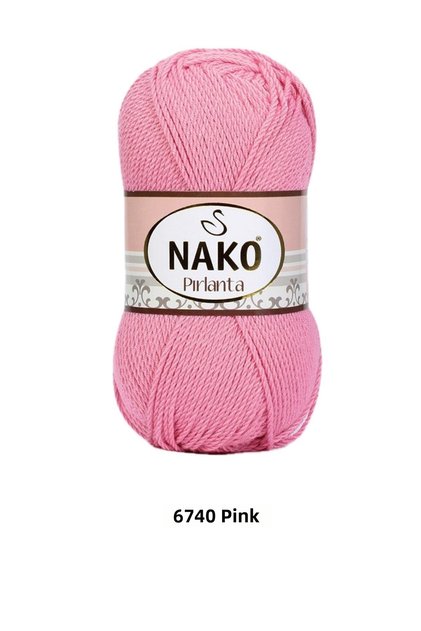 1 Piece Nako Diamond 100 Grams 225 Meters Amigurumi Bag Baby Knitting Decoration Hand Knitting Yarn-Color: 6740