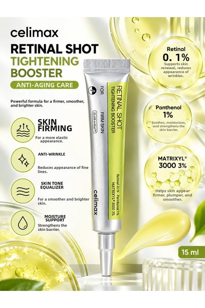 Retinal Shot Tightening Booster 15 ml – Anti-Aging Care That Reduces the Appearance of Fine Lines and Signs of Aging