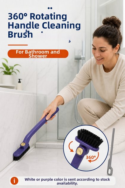Crevice and Dead Corner Cleaning Brush with Tweezers and Rotating Head, Detailed Home Cleaning and Maintenance Tool