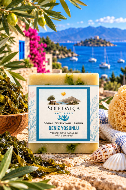 DENİZ YOSUNU ZEYTİNYAĞLI KATI SABUN 90 GR