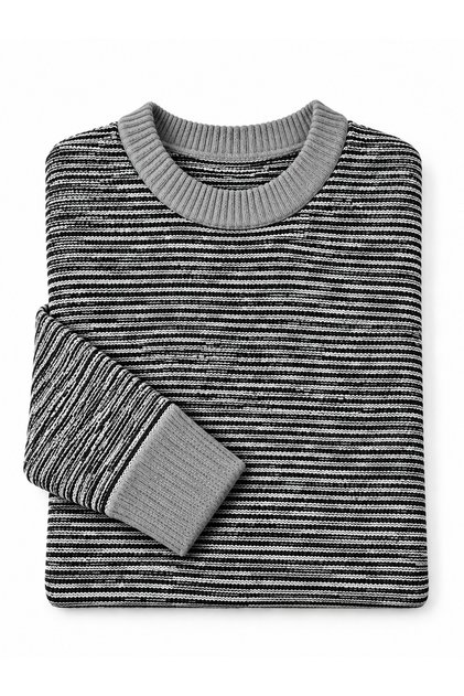 Men's Crew Neck Premium Ribbed Knitwear Sweater