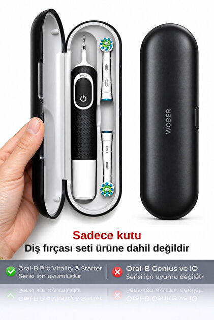 Oral-b Şarjlı Diş Fırçası Için Saklama Kabı/kutusu, Sadece Pro, Vitality Ve Starter Serisine Uyumlu!