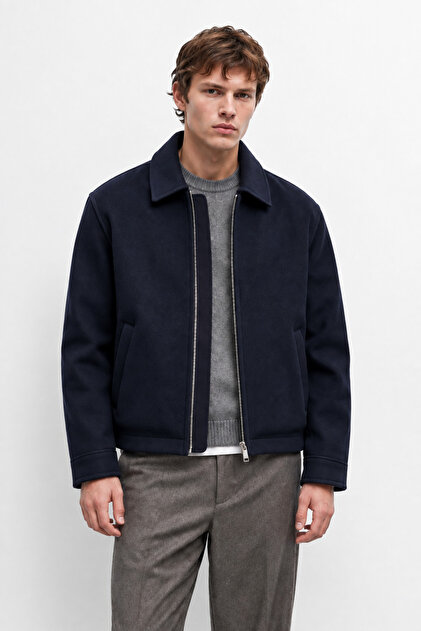 Men's Regular Fit Quilted Premium Imported Fabric Cashmere Jacket