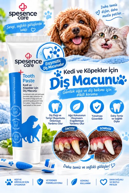 Enzymatic Kedi Ve Köpekler Için Diş Macunu 100 ml