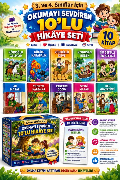 4.ve 5.sınıf Okumayı Sevdiren Samed Behrengi Seti