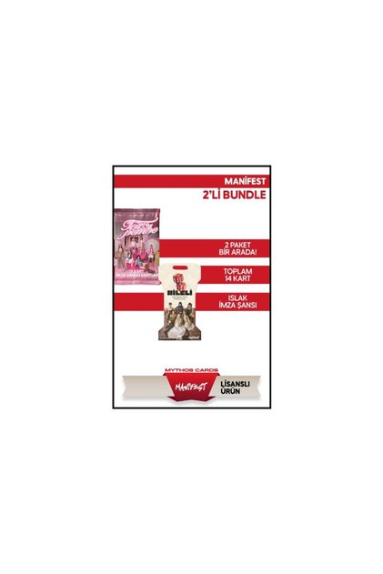 Mythos Cards - Orjinal MANİFEST Kartları TOZ PEMBE + HİLELİ - 2'li Set