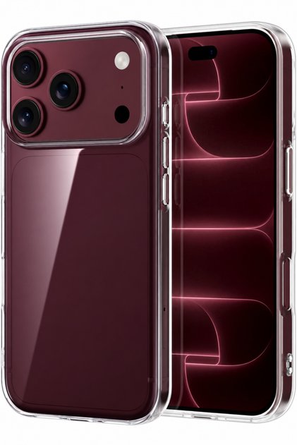 iPhone 18 Pro Max/17 Pro Max Şeffaf Kılıf Kamera Yükseltili Darbelere Dayanıklı Esnek Silikon Kapak Kamera Açık