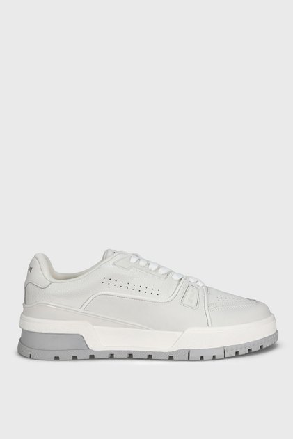 Albert Men's Leather Sneaker Shoes White