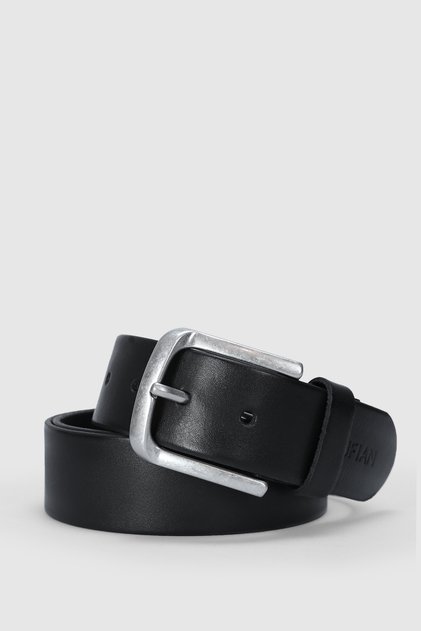 Jack Men's Leather Belt Black
