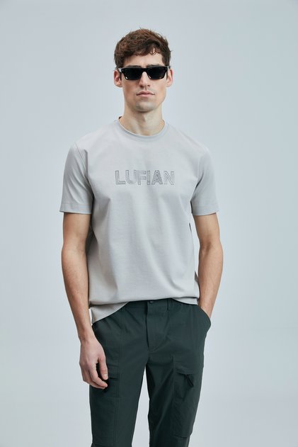 Thınk Modern Grafik T- Shirt Taş