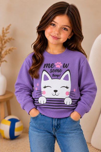 2 Strings Quality Girl's Sweatshirt (SIZE 1 GREAT GERMAN YOU RECOMMEND)