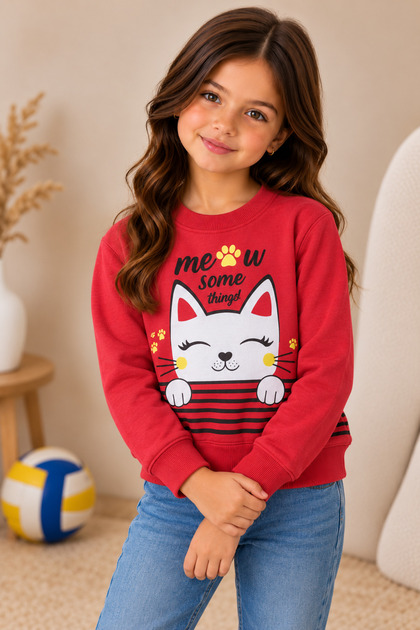 2 Strings Quality Girl's Sweatshirt (SIZE 1 GREAT GERMAN YOU RECOMMEND)
