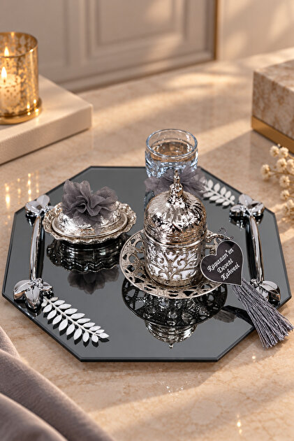 Hexagon Groom's Coffee Cup