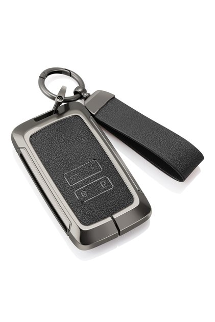 black Zinc Alloy Car Key Case For Renault Captur Koleos Kadjar Zoe Arkana Espace Clio Megane Grand S