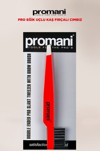Pr-929 Curved Tip Eyebrow Brush Tweezer